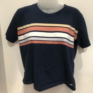 Hollister Striped Crop Top